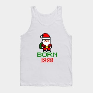 pixel art santa claus born 1999 Tank Top